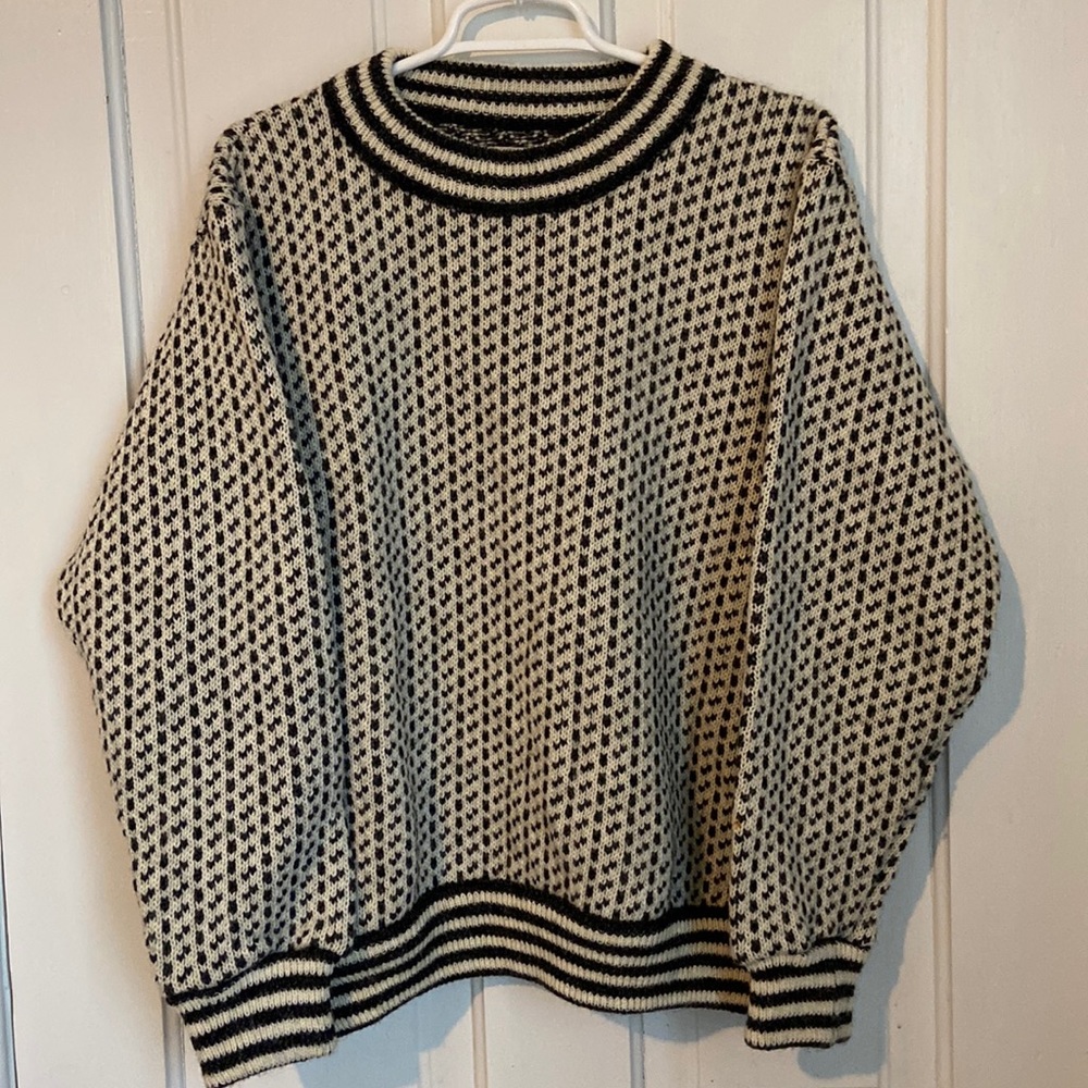 Vtg L.L. Bean Norwegian crewneck sweater, women’s medium.